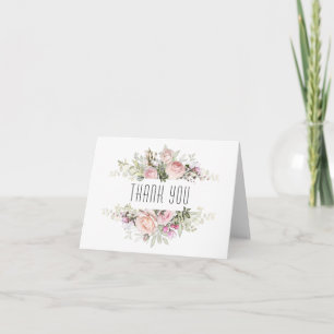 Tarjeta La rosaleda del verano floral le agradece