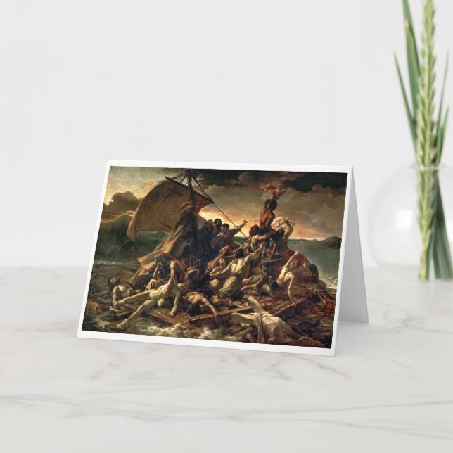 Tarjeta La ruidosa de Medusa Théodore Géricault | (Anverso)
