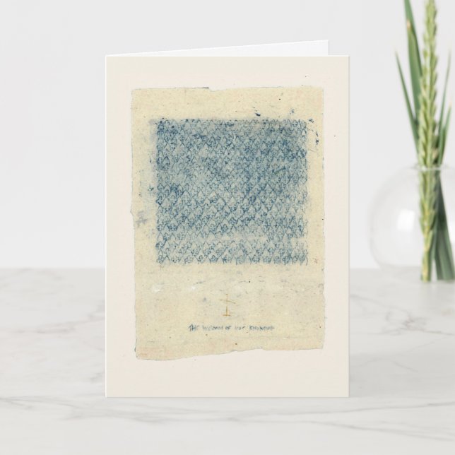 Tarjeta La sabiduría de no saber (Anverso)