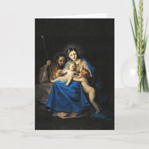 Tarjeta La Sagrada Familia de Goya