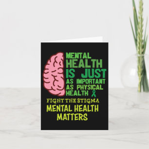 Tarjeta La Salud Es Tan Importante Como La Pro Mental Físi