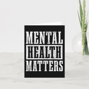Tarjeta La Salud Mental S El Mes De Conciencia Terminan Co