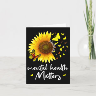 Tarjeta La Salud Mental Y La Conciencia