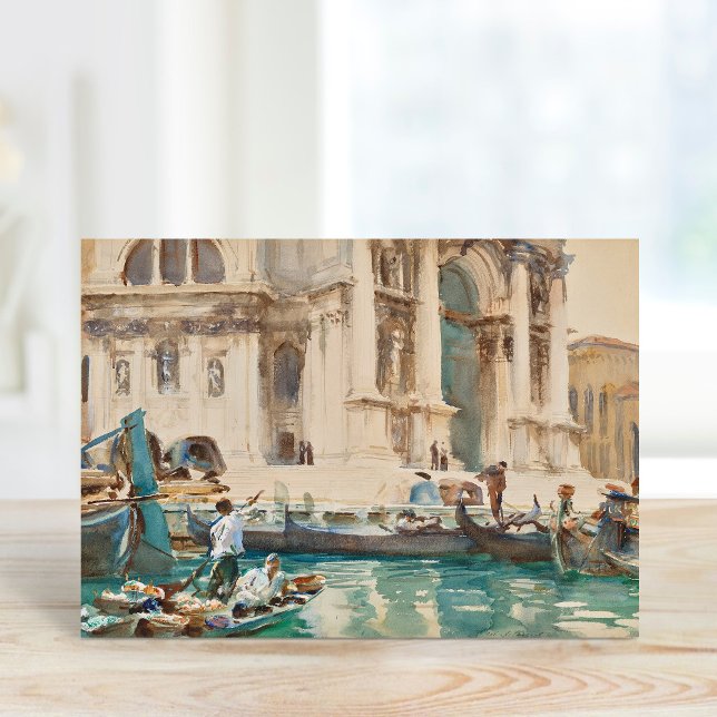 Tarjeta La Salute, Venecia | John Singer Sargent (Subido por el creador)