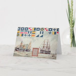 Tarjeta La señal de Nelson en Trafalgar