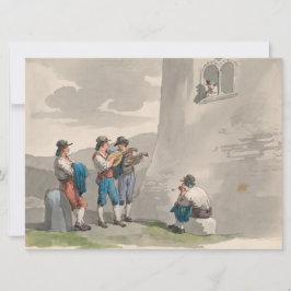 Tarjeta La Serenade (Canciones de Amor) (Escena romántica)