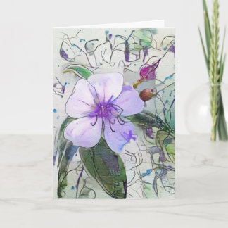 Tarjeta La serie Squiggly - Púrpura