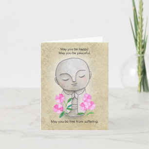 Tarjeta La simpatía budista por el arte jizo recibe pronto