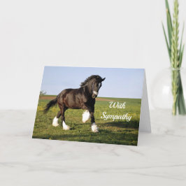 Tarjeta La simpatía de Clydesdale