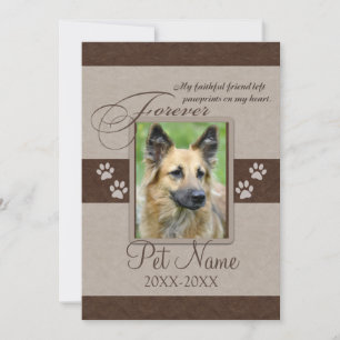 Tarjeta La simpatía de los Mascotas por siempre amados