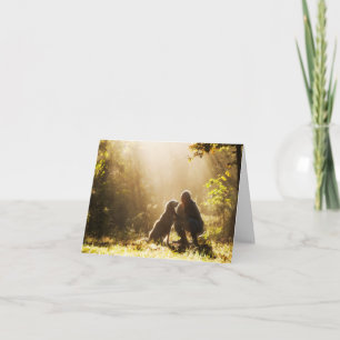 Tarjeta La simpatía del mejor amigo del hombre