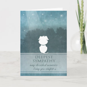 Tarjeta La simpatía del perro por los Recuerdos Verde azul