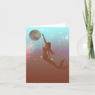 Tarjeta la sirena alcanza las estrellas