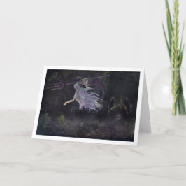 Tarjeta La sirena ve un notecard de Kraken del bebé