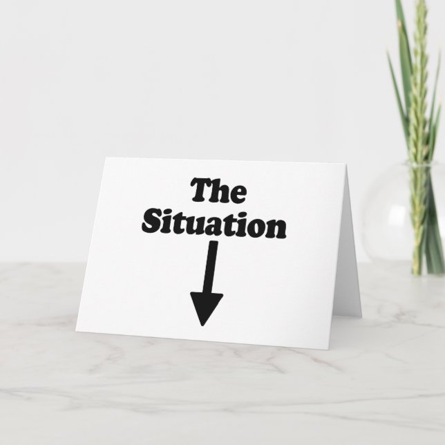 Tarjeta La situación (camiseta elevadora) (Anverso)