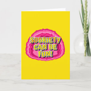 Tarjeta La Sobriedad Puede Ser Divertida   Una plegaria de