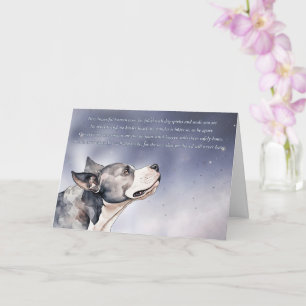 Tarjeta La solidaridad de Dog Memorial Condolencias por la
