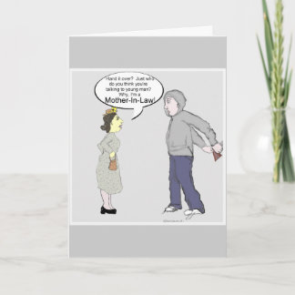 Tarjeta La suegra consigue a pensamiento bien en usted la