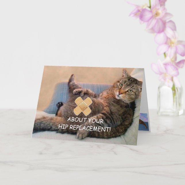 Tarjeta La sustitución de cadera se pone bien (Orquídea)