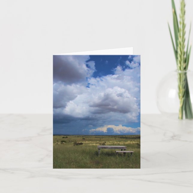 Tarjeta la tabla, Santa Fe New México (Anverso)