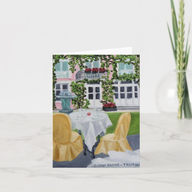 Tarjeta La Table des Marechaux:Fontainebleau, Francia (Anverso)