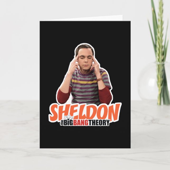 Tarjeta La teoría del Big Bang | Sheldon (Anverso)