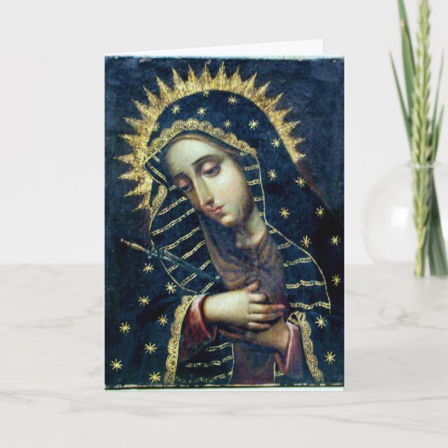 Tarjeta La terrible Virgen (Anverso)