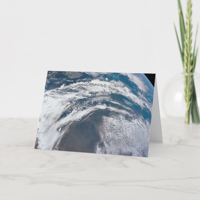 Tarjeta La Tierra Desde La Nave Espacial Apolo 12. (Anverso)