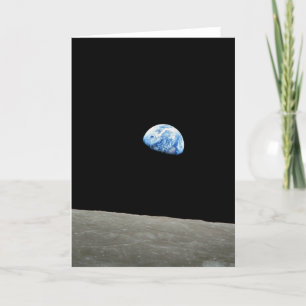 Tarjeta La tierra sube de la luna