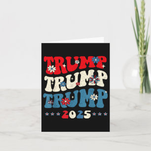 Tarjeta La toma de mando de Trump en 2025