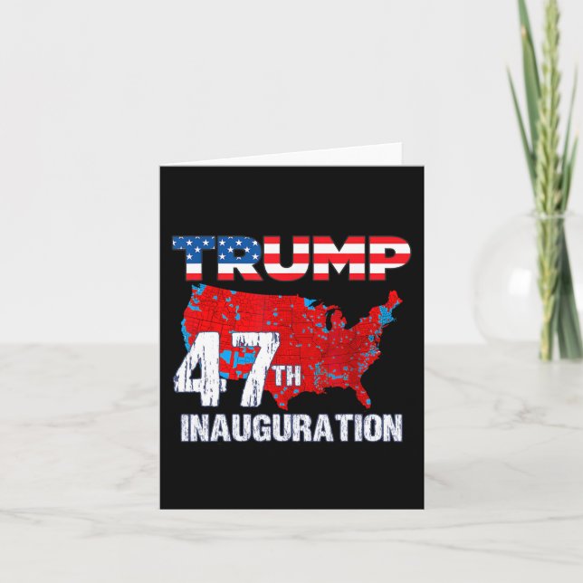 Tarjeta La toma de mando del presidente Donald Trump en 20 (Anverso)