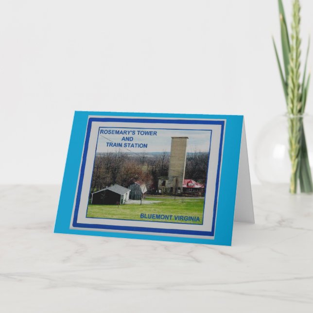 TARJETA LA TORRE DE ROSEMARY Y ESTACIÓN DE TREN 4 (Anverso)