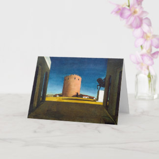 Tarjeta La Torre Roja | Giorgio de Chirico |