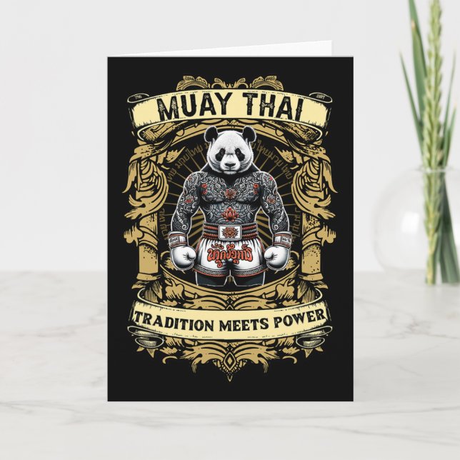 Tarjeta La tradición se une al poder - Kickboxing y Muay T (Anverso)