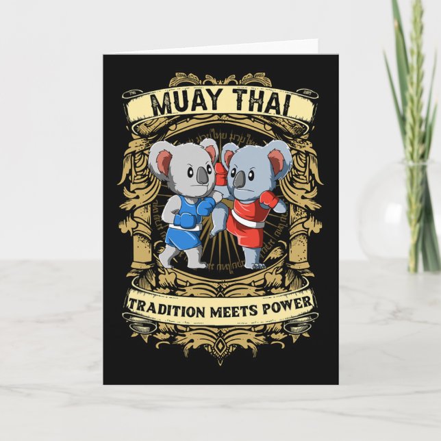 Tarjeta La tradición se une al poder: kickboxing y Muay Th (Anverso)
