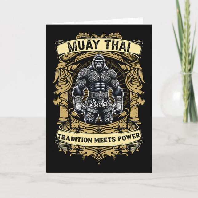 Tarjeta La tradición se une al poder: kickboxing y Muay Th (Anverso)