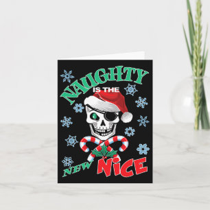 Tarjeta La traviesa es la nueva gracia graciosa de Santa C
