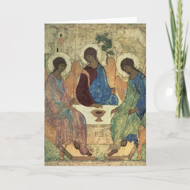 Tarjeta La trinidad santa, 1420s (Anverso)