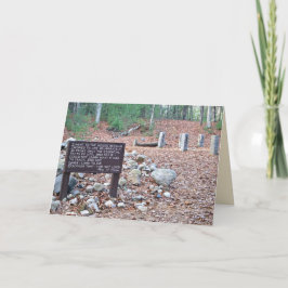 Tarjeta *La ubicación de Thoreau de la base de cabinas.Tar