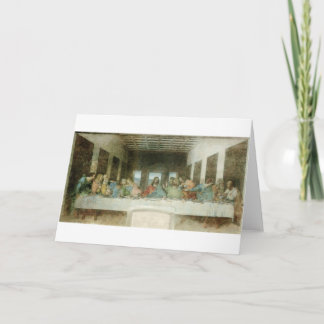 Tarjeta La última cena de Leonardo da Vinci C. 1495-1498