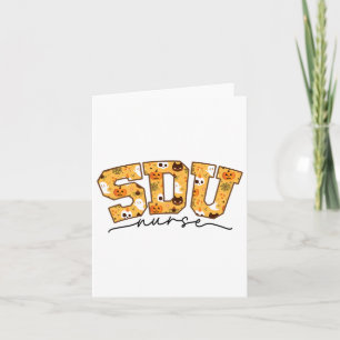 Tarjeta La Unidad De Enfermería De Halloween Sdu Rn Fall S