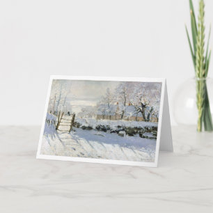 Tarjeta La urraca, Monet