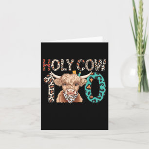 Tarjeta La vaca sagrada 100 días de escuela 100 días de ed