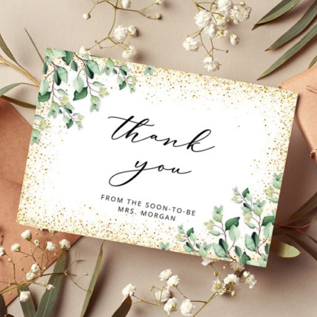 Tarjeta La vegetación deja ducha de oro de novias gracias (Subido por el creador)