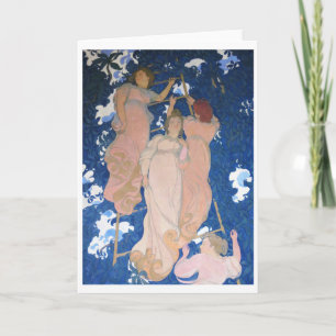 Tarjeta La vejiga en el follaje, Maurice Denis