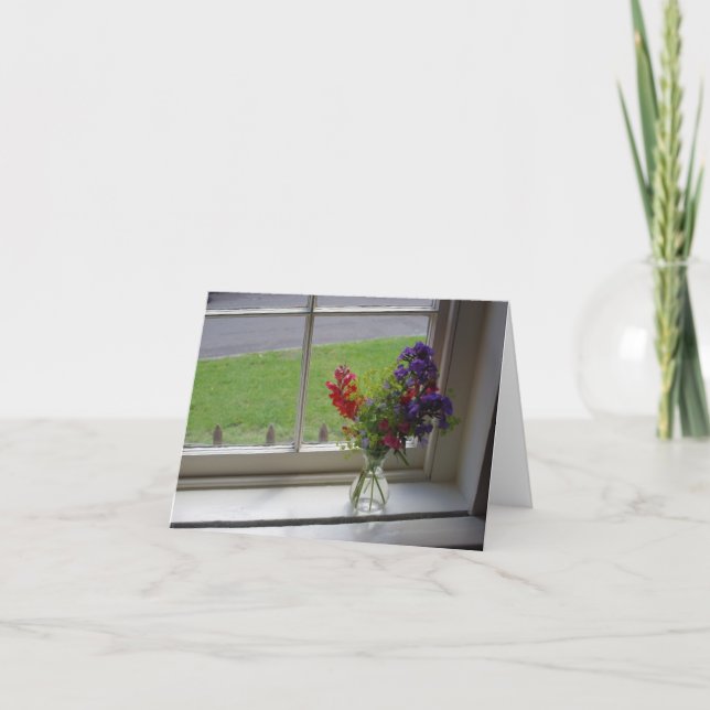 Tarjeta La ventana de Jane Austen (Anverso)