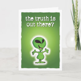 Tarjeta La verdad está ahí fuera