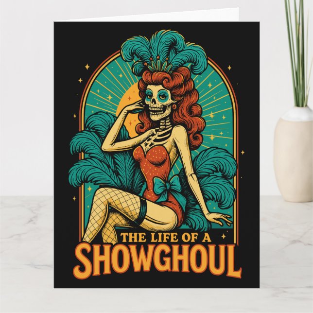 Tarjeta La vida de un Showghoul (Anverso)