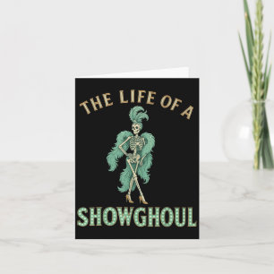 Tarjeta La Vida De Una Halloween De Showghoul Funny