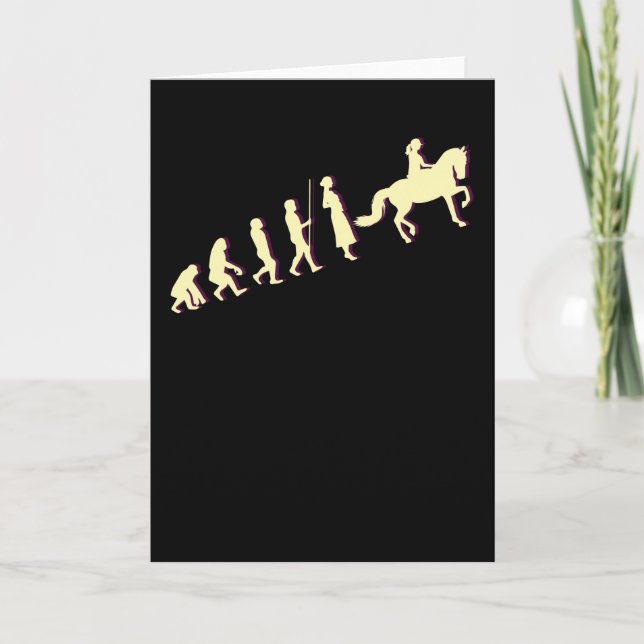 Tarjeta La vida es mejor con los caballos (Anverso)